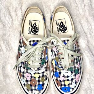 Rare - VAN’S Sandy Liang Collab Authentic 44DX Women's Floral Sneakers